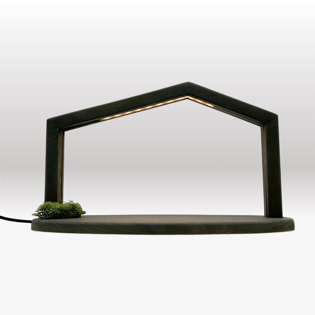 Adventskalender Nr. 2: von Akantus natur mit Stall "Akantus Design" grau