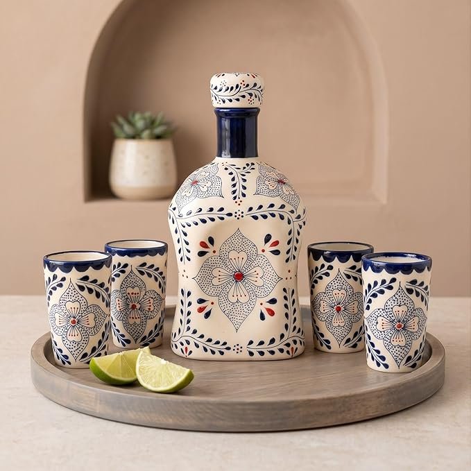 Handmade Tequila Decanter Set – Produktbeschreibung: