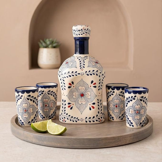 Handmade Tequila Decanter Set – Produktbeschreibung: