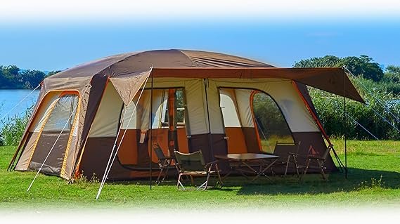 KTT Extra Large 12–14 Person Cabin Tent – Produktbeschreibung: