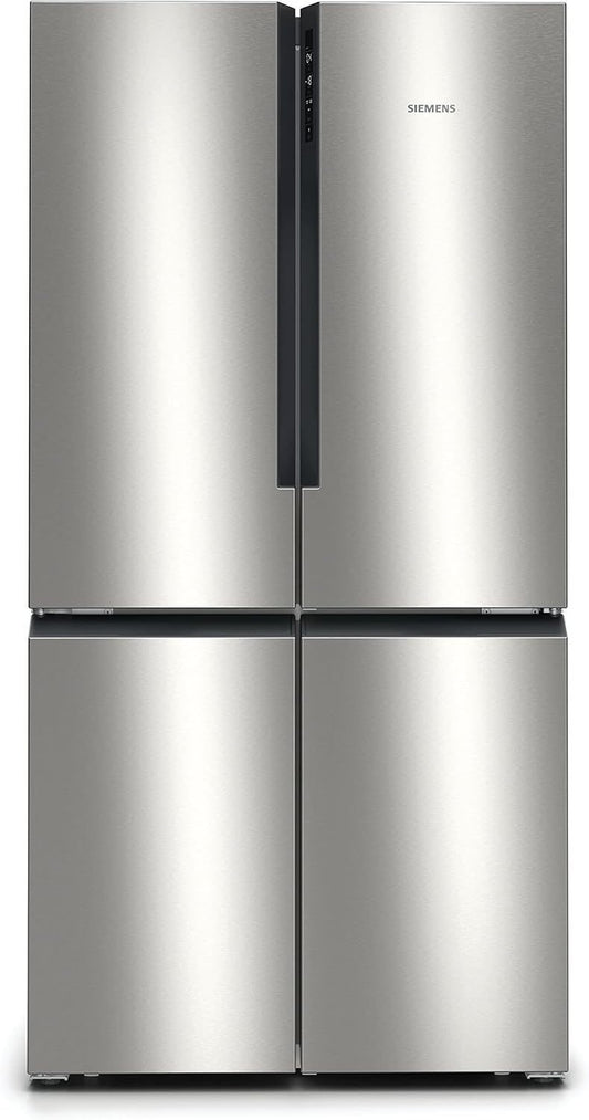 SIEMENS KF96NVPEA iQ300 Multi-Door-Kühlschrank, 183 x 91 cm, 405 L Kühlen & 200 L Gefrieren, hyperFresh längere Frische, noFrost nie wieder abtauen, superCooling schnellere Kühlung