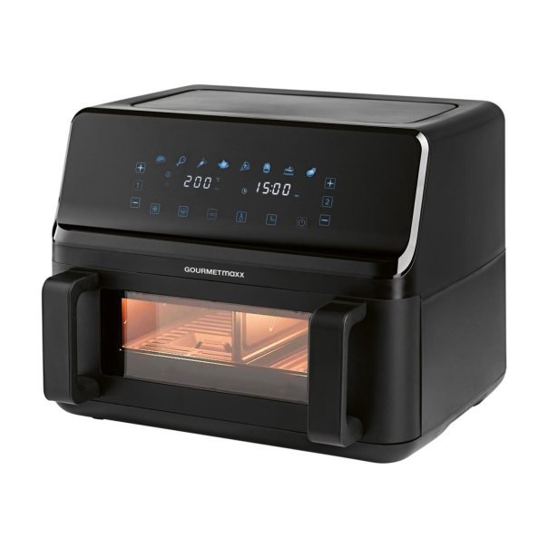 GOURMETmaxx Variokammer-Heißluftfritteuse 15443, 9l 2700W digital – B-Ware sehr gut