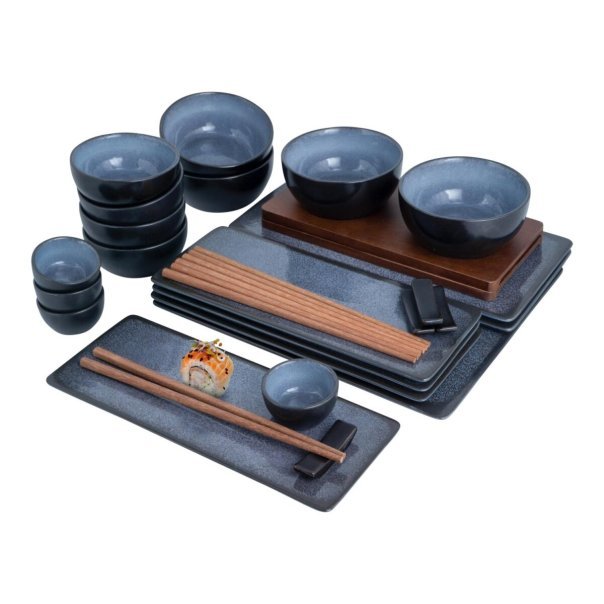 Moritz und Moritz Sushi Set 29tlg. (Blau) – B-Ware neuwertig