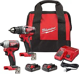Milwaukee 2697-22 M18 18V Lithium-Ion Cordless Hammer Drill/Impact Driver XC Combo Kit – Produktbeschreibung: