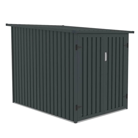 Fornorth Fahrradgarage für zwei Fahrrder 142x198x157cm, Dunkelgrau