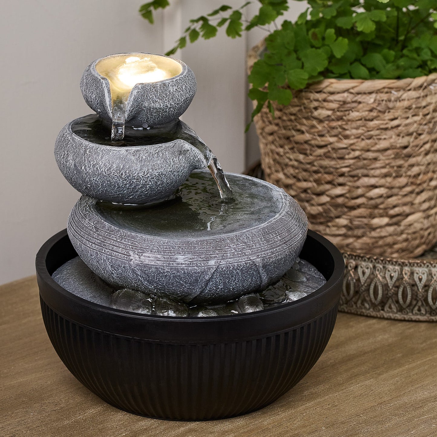 Lodore LED Zimmerbrunnen Kaskade