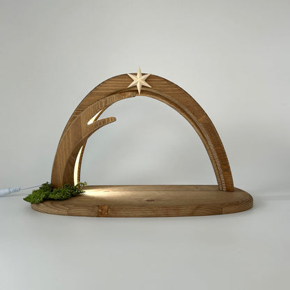 Adventskalender Nr. 2: von Akantus natur mit Stall "Leonardo"