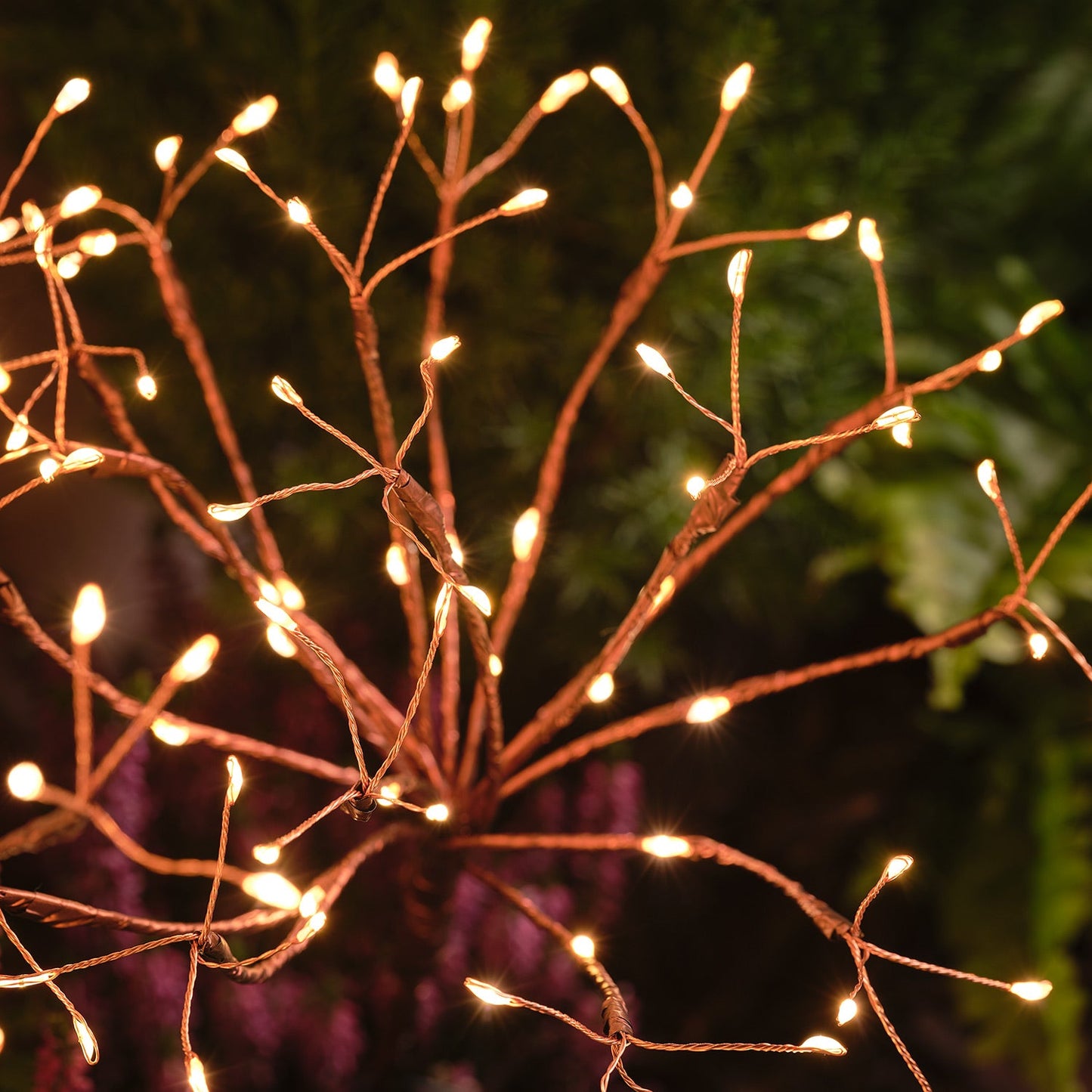 Solar Gartenstecker "Feuerwerk" mit warmweißen LEDs