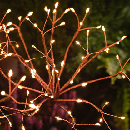 Solar Gartenstecker "Feuerwerk" mit warmweißen LEDs