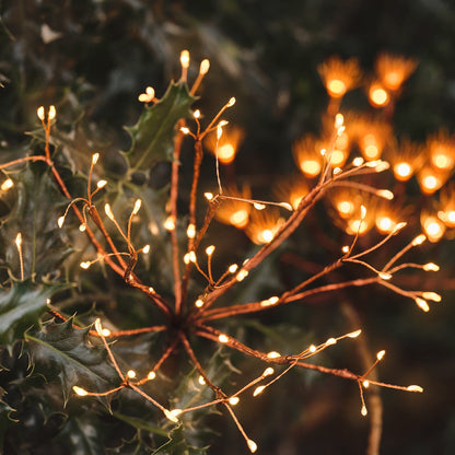 Solar Gartenstecker "Feuerwerk" mit warmweißen LEDs
