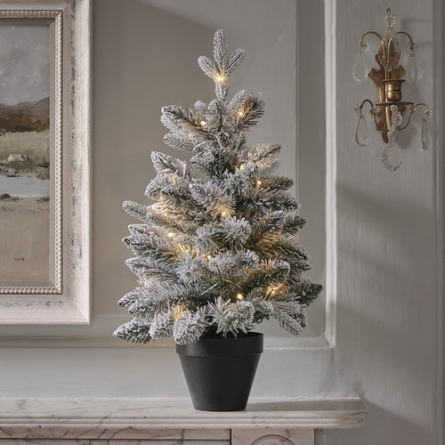 60cm verschneiter LED-Weihnachtsbaum