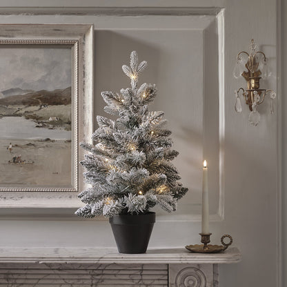 60cm verschneiter LED-Weihnachtsbaum
