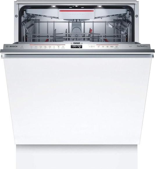 Bosch Hausgerte SMV6ZCX49E Serie 6 er Geschirrspüler Vollintegriert, Besteckschublade, Silence Programm besonders leise, PerfectDry mit Zeolith