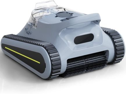 Crab Kabelloser Roboter-Poolsauger, Wandklettern, automatischer Poolreiniger, geeignet für Wände und Böden von 150 m² großen Pools