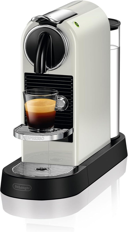 Nespresso De’Longhi EN267.BAE Citiz Kaffeemaschine mit Milchaufschäumer, Energiesparfunktion, 1710W, 1 Liter, 37.2 x 21.8 x 27.7 cm, Schwarz
