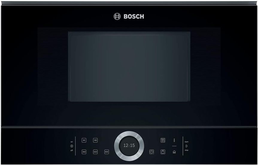 Bosch BFL634GB1 Serie 8 Einbau-Mikrowelle – 900 W, AutoPilot 7, TFT-Touchdisplay