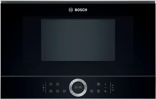 Bosch BFL634GB1 Serie 8 Einbau-Mikrowelle – 900 W, AutoPilot 7, TFT-Touchdisplay