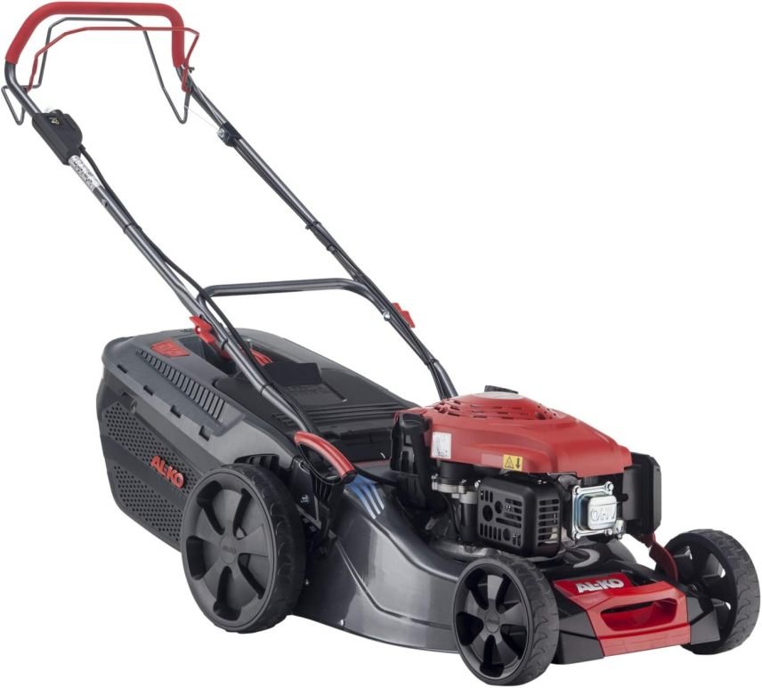 AL-KO Benzin-Rasenmäher Comfort 46.0 SP-A Plus (46 cm Schnittbreite, 2.1 kW Motorleistung, Robustes Stahlblechgehäuse, Hinterradantrieb, Mulchfunktion