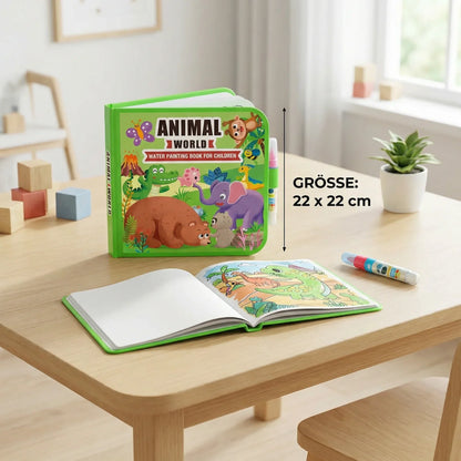WasserZauber Malbuch - Wiederverwendbares Kinder Malbuch