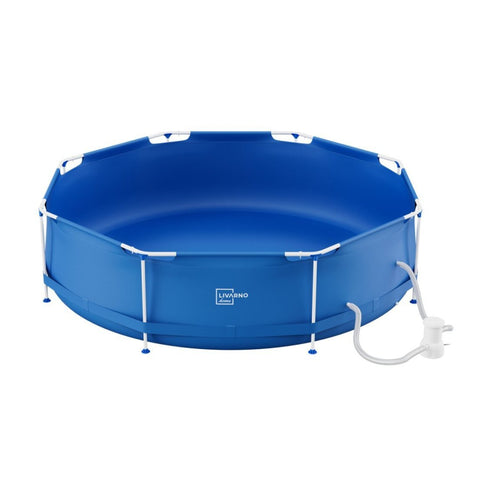 LIVARNO home Metal-Frame-Pool, Ø 300 x H 76 cm – B-Ware neuwertig