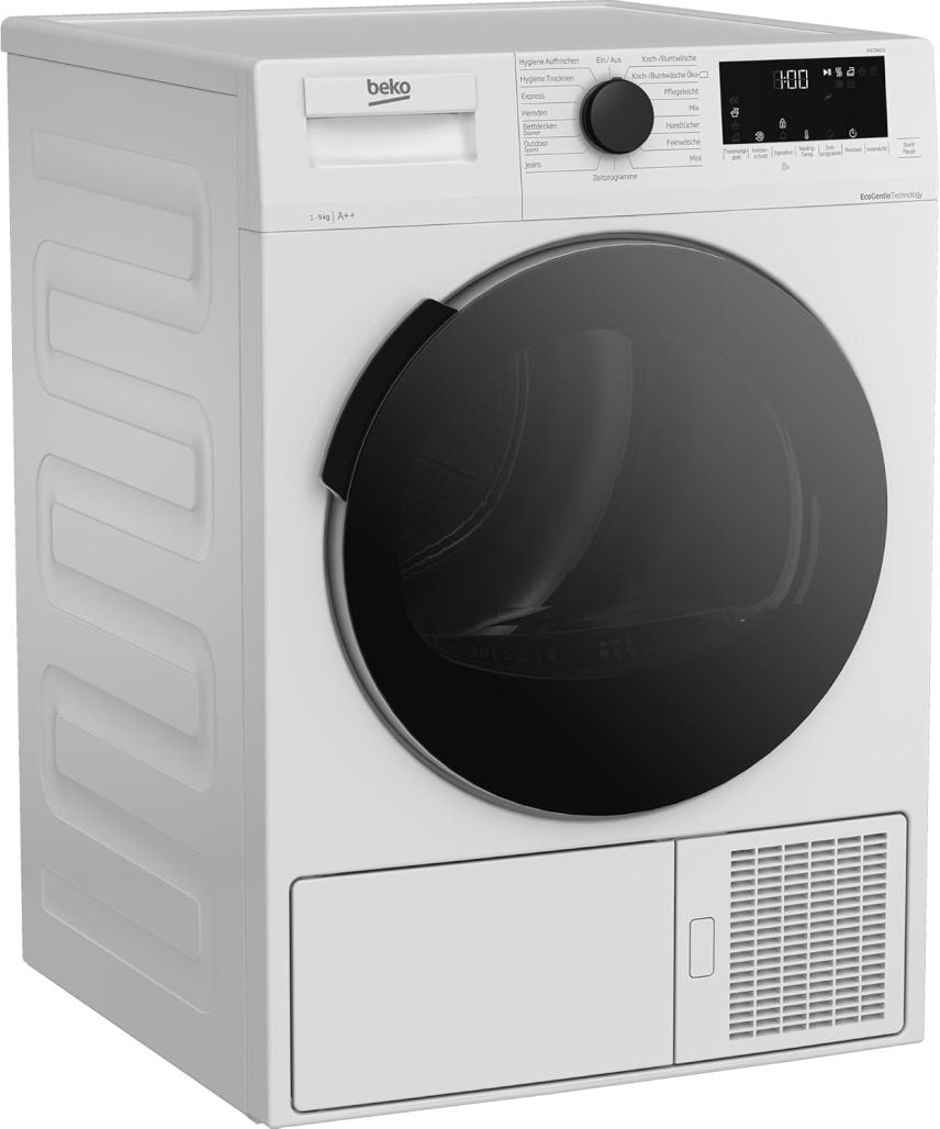 Beko DHC742GXS b300 Wrmepumpentrockner, Frontlader, 7 kg Beladungskapazitt, nur 50,8 cm tief, 15 Programme, Sonsortrocknung, Knitterschutz,