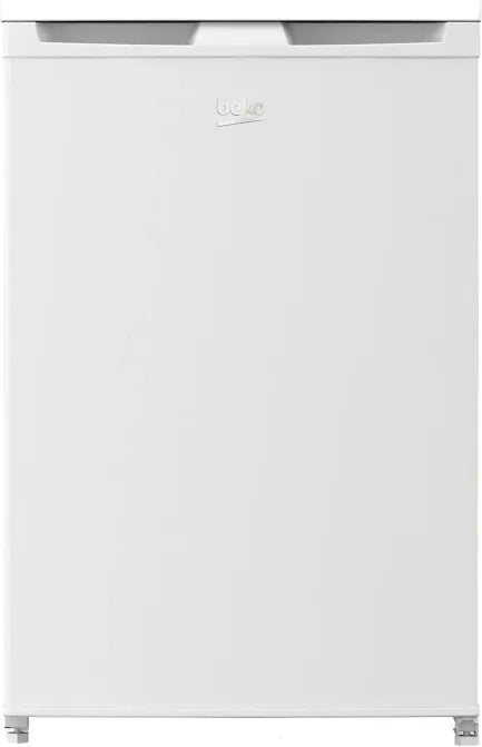 Beko TSE1424N b100 Tischkühlschrank, 128 l Gesamtrauminhalt, wechselbarer Türanschlag, gute Beleuchtung im Gerät, 37 dB, robuste Glasablagen, Weiß 1