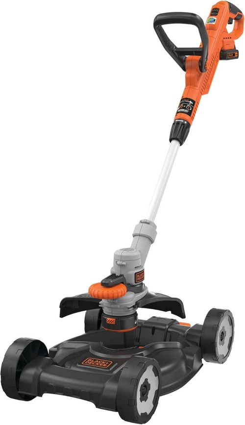 BLACK+DECKER 3-in-1 Multi-Trimmer-Set STC1820CM – Flexibler Akku-Rasentrimmer für perfekte Gartenpflege