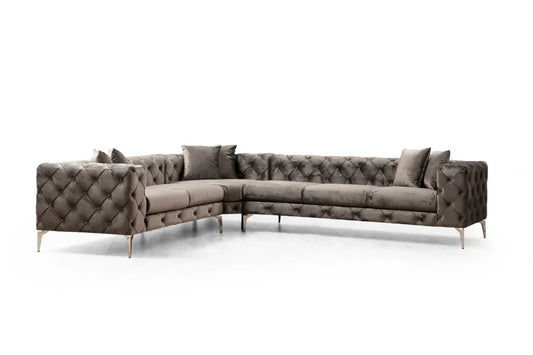 Como Left Ecksofa – Anthrazit