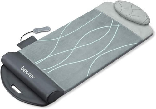 Beurer MG 280 Yoga- und Stretchmatte, zur Dehnung der Muskulatur und Entspannung, Massagematte für Nacken, Schultern und Rücken, faltbar, 1 Stück (1er Pack), Grau 1