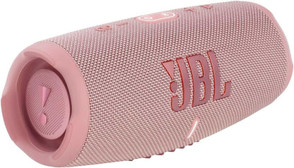 JBL Charge 5 Bluetooth-Lautsprecher in Schwarz – Wasserfeste, portable Boombox mit integrierter Powerbank – Eine Akku-Ladung für bis zu 20 Stunden