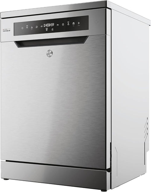 Hoover HF 4C6F0PW Geschirrspüler – Freistehend, 60 cm, 14 Maßgedecke, Energieeffizienzklasse C