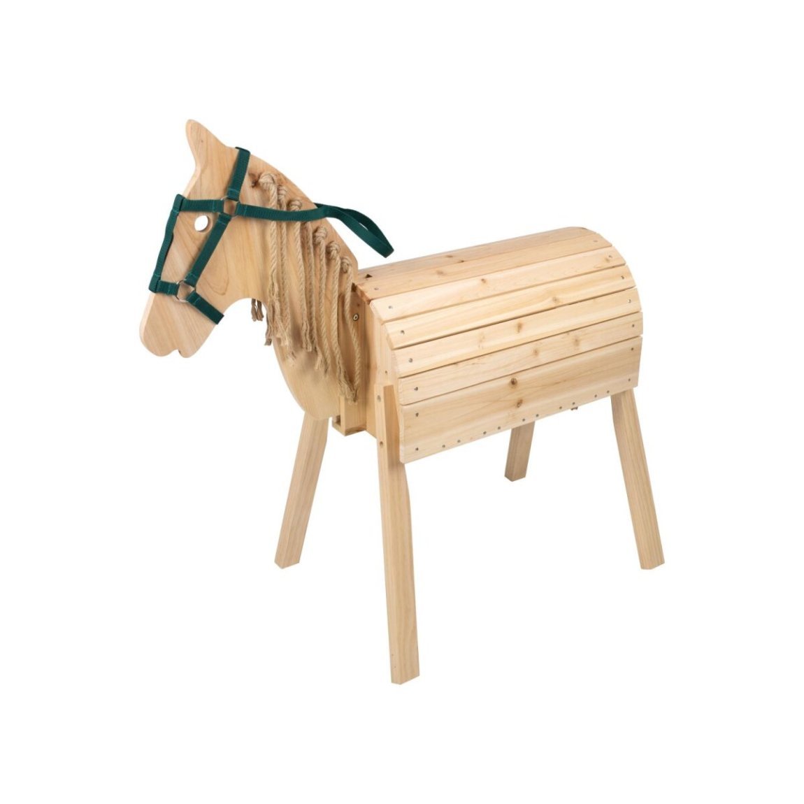 Playtive Holzpferd aus Echtholz, höhenverstellbar – B-Ware neuwertig