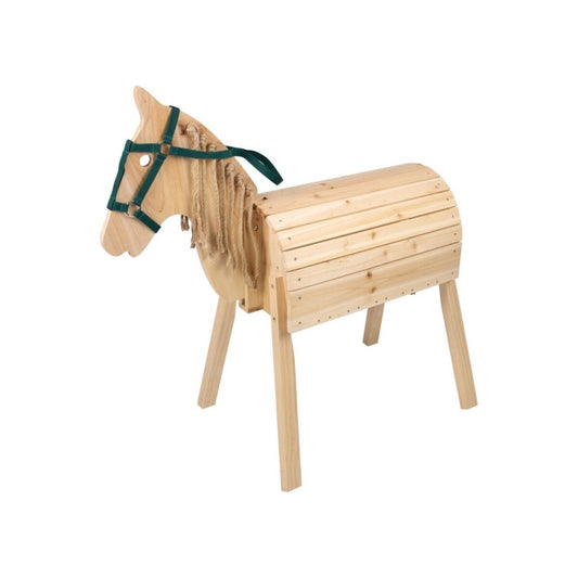Playtive Holzpferd aus Echtholz, höhenverstellbar – B-Ware neuwertig