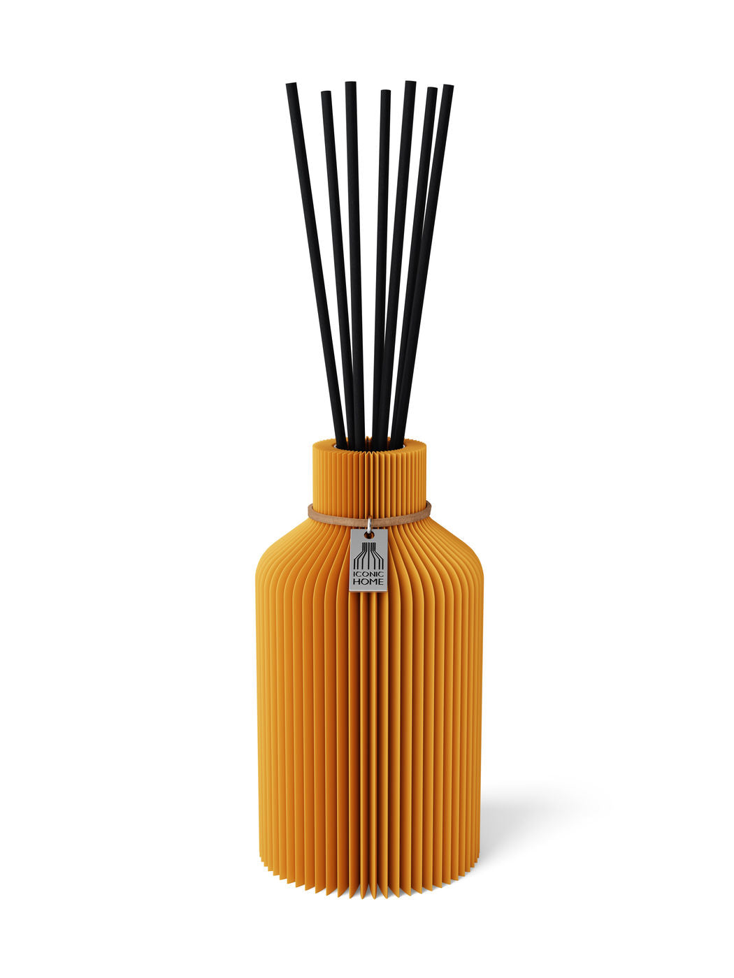 Duftvase Pure Golden Sunrise Naturfarbenes Band 15 cm ICONIC HOME