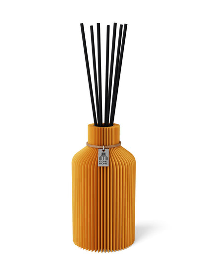 Duftvase Pure Golden Sunrise Naturfarbenes Band 15 cm ICONIC HOME
