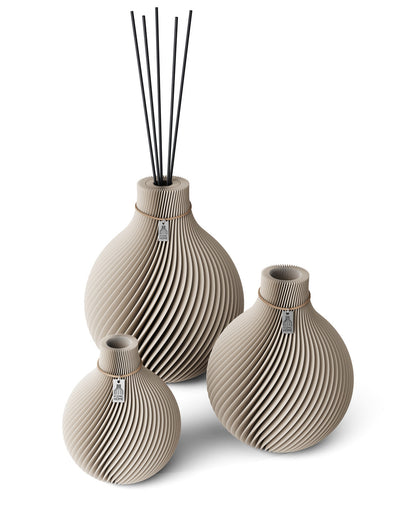 Vase Sphere 3er Set inkl. großer Duftvase