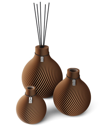 Vase Sphere 3er Set inkl. großer Duftvase