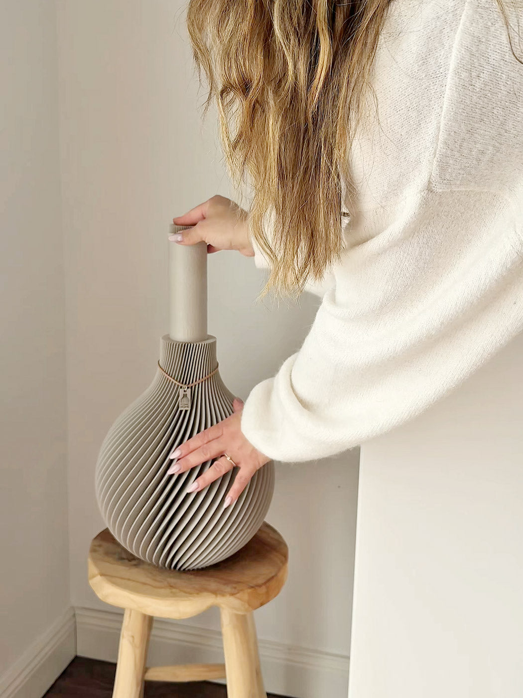 Dufteinsatz für Vase Sphere mit Raumduft und Duftstäbchen