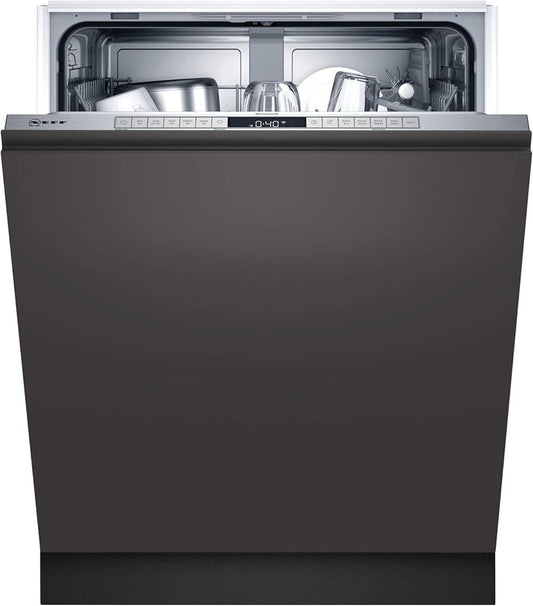 NEFF S155HTX15E N 50 Vollintegrierter Geschirrspüler, 12 Maßgedecke, Edelstahl, 81,5 cm Höhe 1