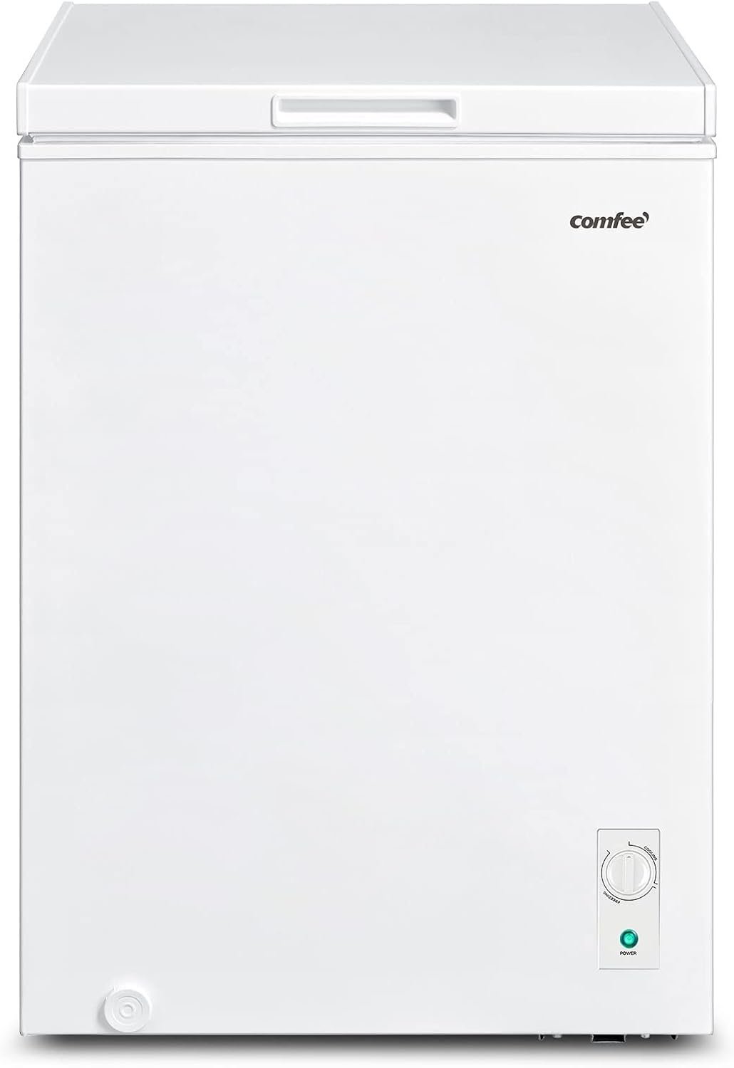 Comfee RCC100WH2(E) Gefriertruhe/169 kWh/Jahr/85cm hoch/99L/38dB/Geringe Lautstärke/Hoch effizientesD-förmigesRohr/Geeignet für verschiedene