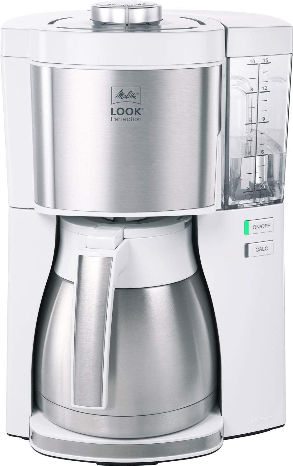 Melitta Look Perfection – Filterkaffeemaschine – mit Thermokanne – Tropfstopp – 10 Tassen – Schwarz (1025-16) 1
