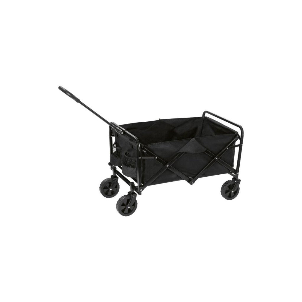 EASYmaxx Faltbarer Bollerwagen, platzsparend, schwarz – B-Ware neuwertig(Default Title)