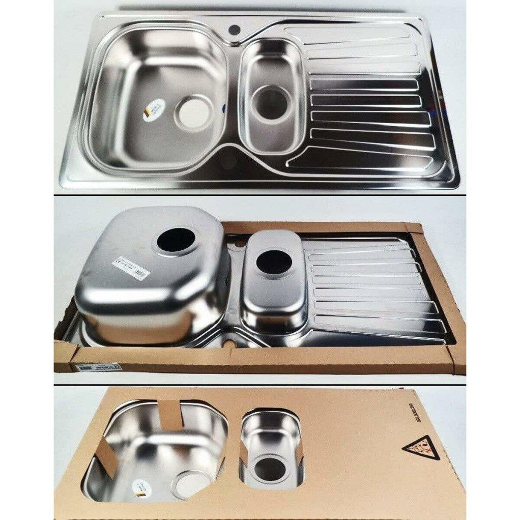 Eurodomo Einbauspüle Solaris 60, 96,5 x 50 cm / Chrom nickel-stahl glatt – B-Ware sonstiges
