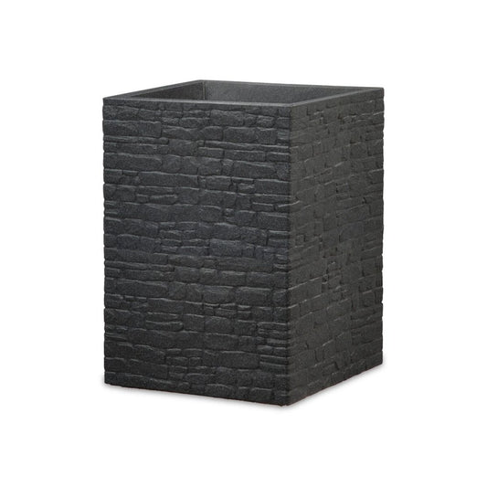 Scheurich Hochgefäß »Muretto«, Kunststoff, quadratisch (Stony Black, Höhe 54 cm) – B-Ware neuwertig