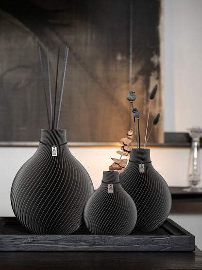 Vase Sphere 3er Set inkl. großer Duftvase