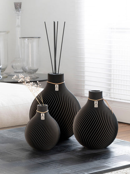Vase Sphere 3er Set inkl. großer Duftvase