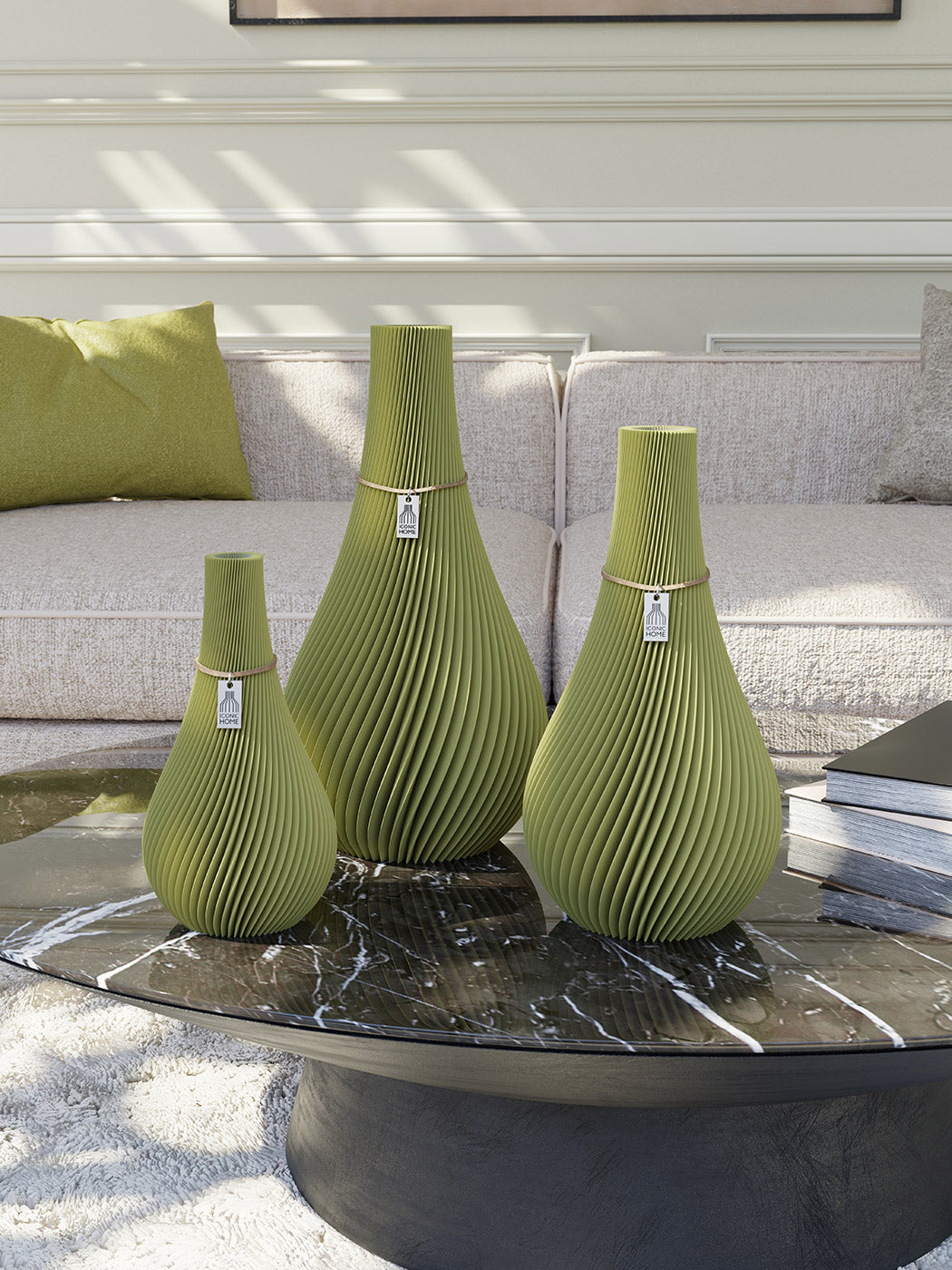 Vase Twist 3er Set
