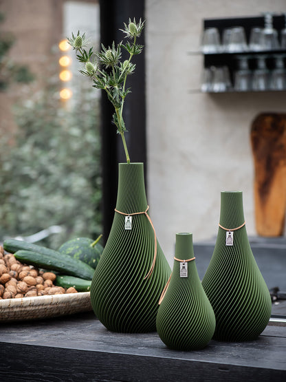 ICONIC HOME Vase Twist 3er Set Grün #mood