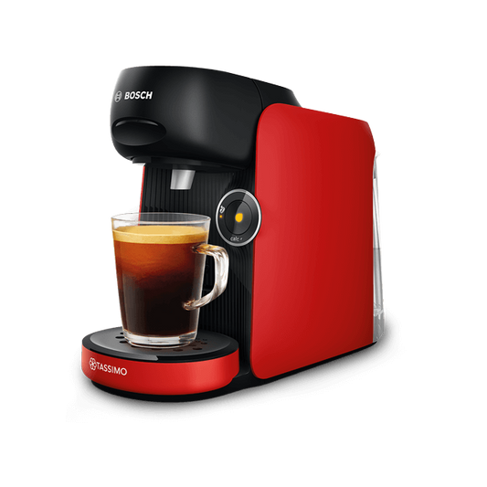 FINESSE Radiant Red Kaffeemaschine – Stilvolle Filterkaffeemaschine in Rot, kompakt und leistungsstark für aromatischen Kaffeegenuss