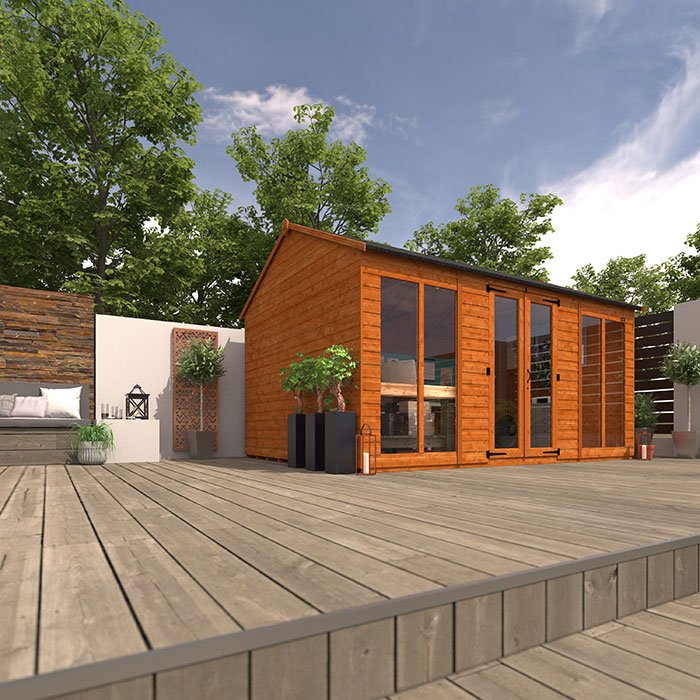 Tiger Retreat Contemporary Summerhouse – Modernes Holz-Sommerhaus für Garten, Entspannung und vielseitige Nutzung